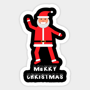 Santa Claus break dance Sticker